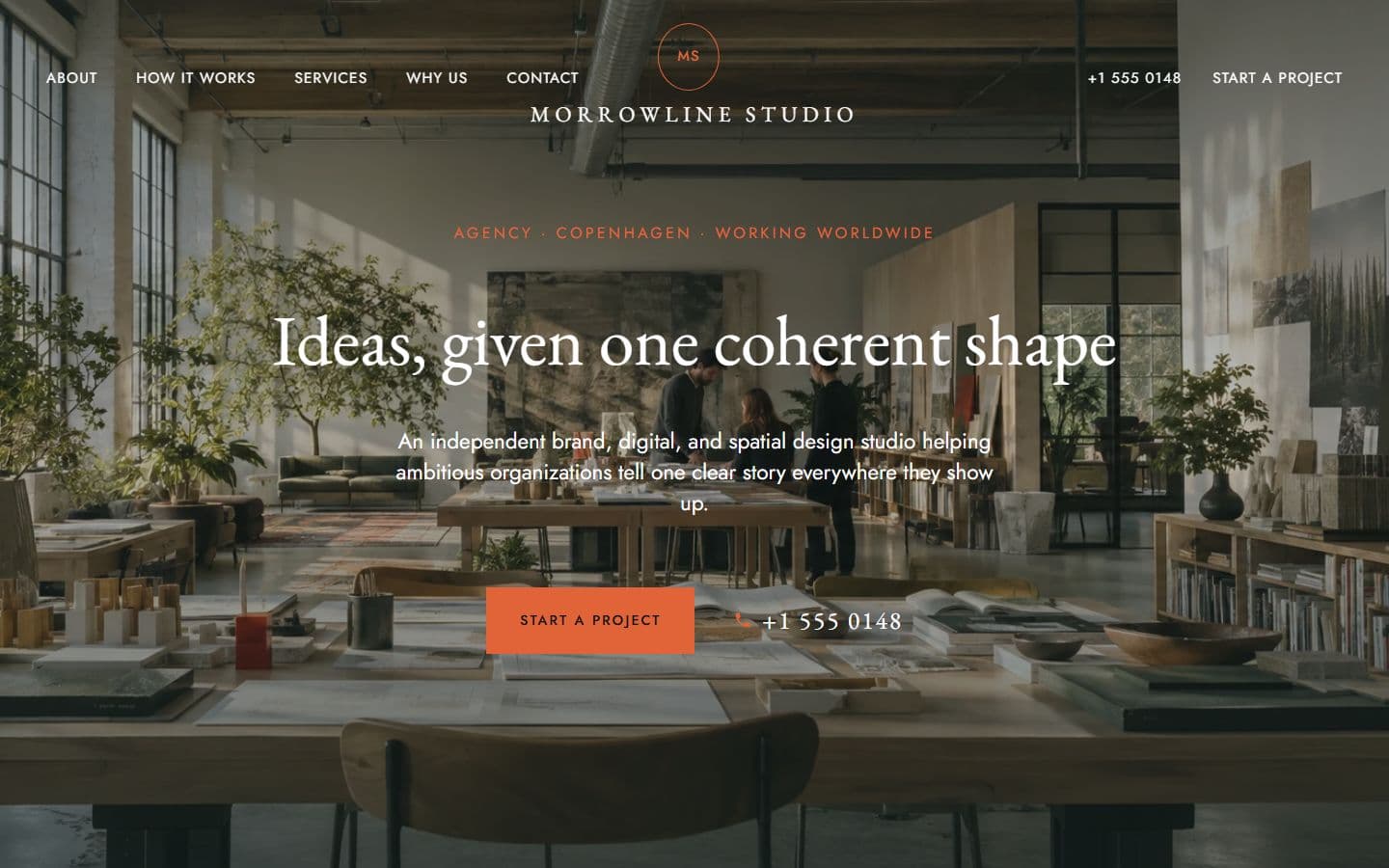 Morrowline Studio template