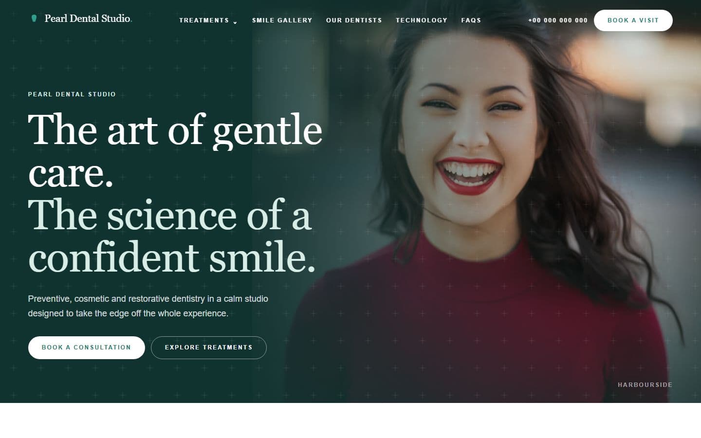 Pearl Dental Studio template
